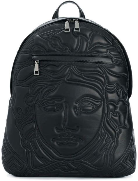 versace medusa backpack|Versace Medusa clutch bag.